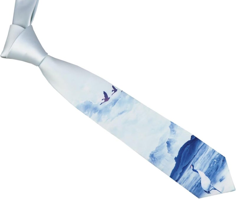 Secdtie Men's Printed Ties Designer Tie for Men Fashion Funny Neckties for Holiday Party - Image 3